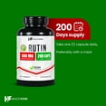 thumbnail image 5 of HealthFare Rutin Supplement 500mg | 200 Vegan Capsules | Natural Bioflavonoid Formula | Extra Strength Antioxidant Support | Non-GMO, Gluten-Free | Made in USA, 5 of 8