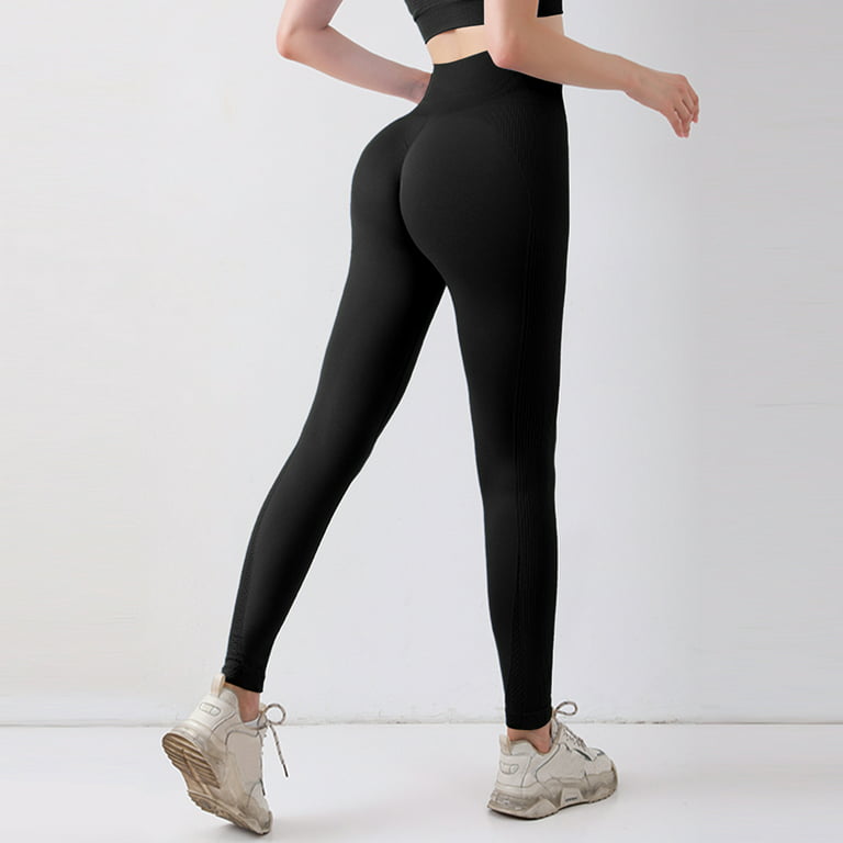 Tik tok Leggings Yoga Pants Seamless Tight High Waist Booty Breathable Gym  Wear