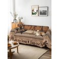 thumbnail image 3 of Texas Star Vintage Couch Cover for Dogs, Berry Dark Brown Wooden Washable Sofa Covers Slipcover for Pets Dogs Futon Cover, Couch Recliner Covers, Oversized Chair Slipcover 71"x91", 3 of 9