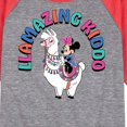 thumbnail image 3 of Mickey & Friends - Llamazing Kiddo - Toddler And Youth Raglan Graphic T-Shirt, 3 of 6