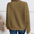 thumbnail image 6 of HAiming Pullover Hoodless Sweatshirt for Women Long Sleeve V Neck Solid Color Tops Soft Lightweight Clothes, 6 of 9