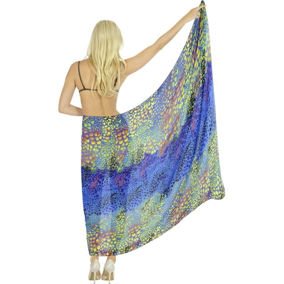 HAPPY BAY Women's Bikini Skirt Beachwear Sarong Coverups Swimsuit Swim Cover up Summer Wraps Swimwear Beach Wrap Skirts for Women One Size Admiral, Animal