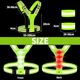 thumbnail image 4 of 10X Chaleco LED para Correr, Chaleco Reflectante LED de Alta Visibilidad, Chaleco de Seguridad con 2 Bandas Reflectantes para Andar en Bicicleta, Trotar y Correr, 4 of 5