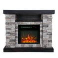 thumbnail image 2 of Hibibud   39 in. Freestanding Electric Fireplace in Gray, 2 of 8