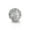 A White CZ, variant on MATROOY 5Pcs Copper Micro Pave Grade AAA CZ European Round Spacer Beads For Diy Jewelry-D Black CZ