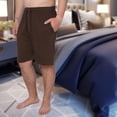 thumbnail image 3 of Men's 3 Pack Plus Size Jersey Knit Pajama Shorts, Lounge Shorts, 3 of 4