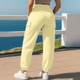 thumbnail image 7 of Lyanj Womens Sweatpants Fall Baggy Cinch Bottoms Sweat Pant Lightweight Solid Color Joggers Cargo Pants for Outdoor, 7 of 7
