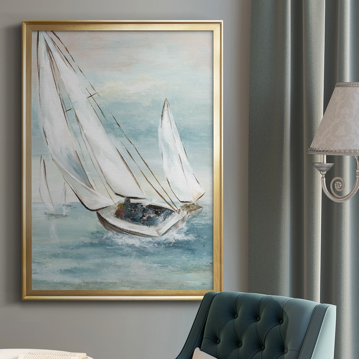 Catching Wind Premium Classic Framed Print - Ready to Hang