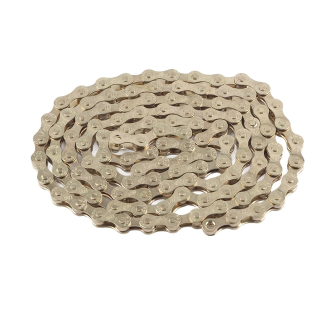 116 Links Bicycle Chain, Universal Single Speed High Strength Mountain Bike Derailleur Chain Bike Chain Replacement