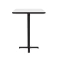 thumbnail image 2 of Square Bar Table (24 in./22 in. X-Base/White), 2 of 5