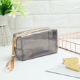 thumbnail image 1 of LHSHID Women Swimming Bag Waterproof Handbags Transparent PVC Plastic Pool Beach Makeup Organizer Toiletry Storage PVC Bag, 1 of 6