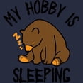 thumbnail image 3 of CafePress - My Hobby Is Sleeping Chill Grizzly Bear Sweatshirt - Kids Hooded Sweatshirt, Classic Hoodie, 3 of 4