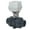 K-P32 K AC/DC9-24V CR202NC, variant on DN32 1 1/4" Two wires control Normally Closed Electric Ball Valve,AC/DC9-24V PVC Motorized Ball Valve,With indication
