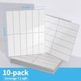 thumbnail image 4 of Art3dwallpanel 11.4''x9.1'' Faux Marble Peel & Stick Backsplash for Kitchen,Wall,White,7.2sq.ft.(Set of 10), 4 of 10