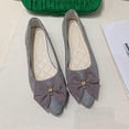 thumbnail image 4 of Narveanno Women Fashion Bowknot Flats Comfort Pointed Toe Dress Shoes, 4 of 8