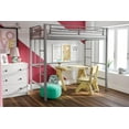 thumbnail image 1 of Your Zone Brittain Twin Metal Loft Bed, Silver, 1 of 9