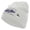 White, variant on US Infantry Veteran Embroidered 8 Inch Knitted Short Beanie - Navy OSFM