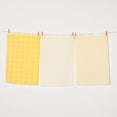 thumbnail image 7 of Now Designs Tic Tac Toe 100% Cotton Kitchen Dish Towels Lemon Yellow Set of 3, 7 of 7