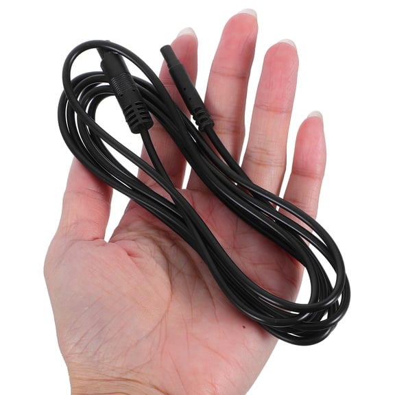 Toyvian Car Rearview Camera Extension Cable Black 4 Pin Reverse Camera Wire