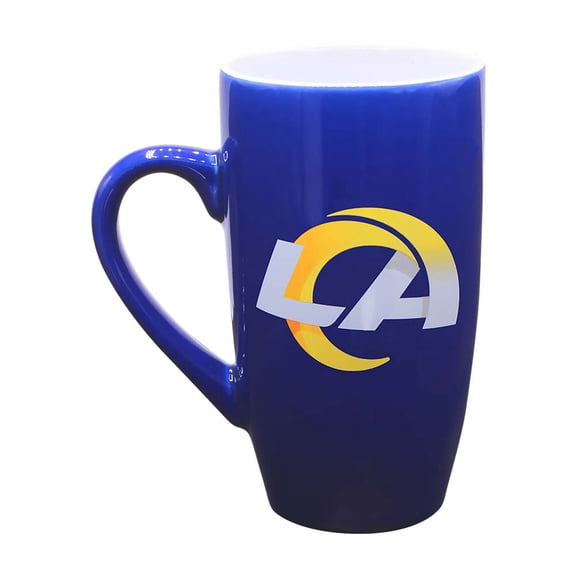 Taza De Cerámica Importada NFL Oficial 500ml Los Angeles Rams Azul