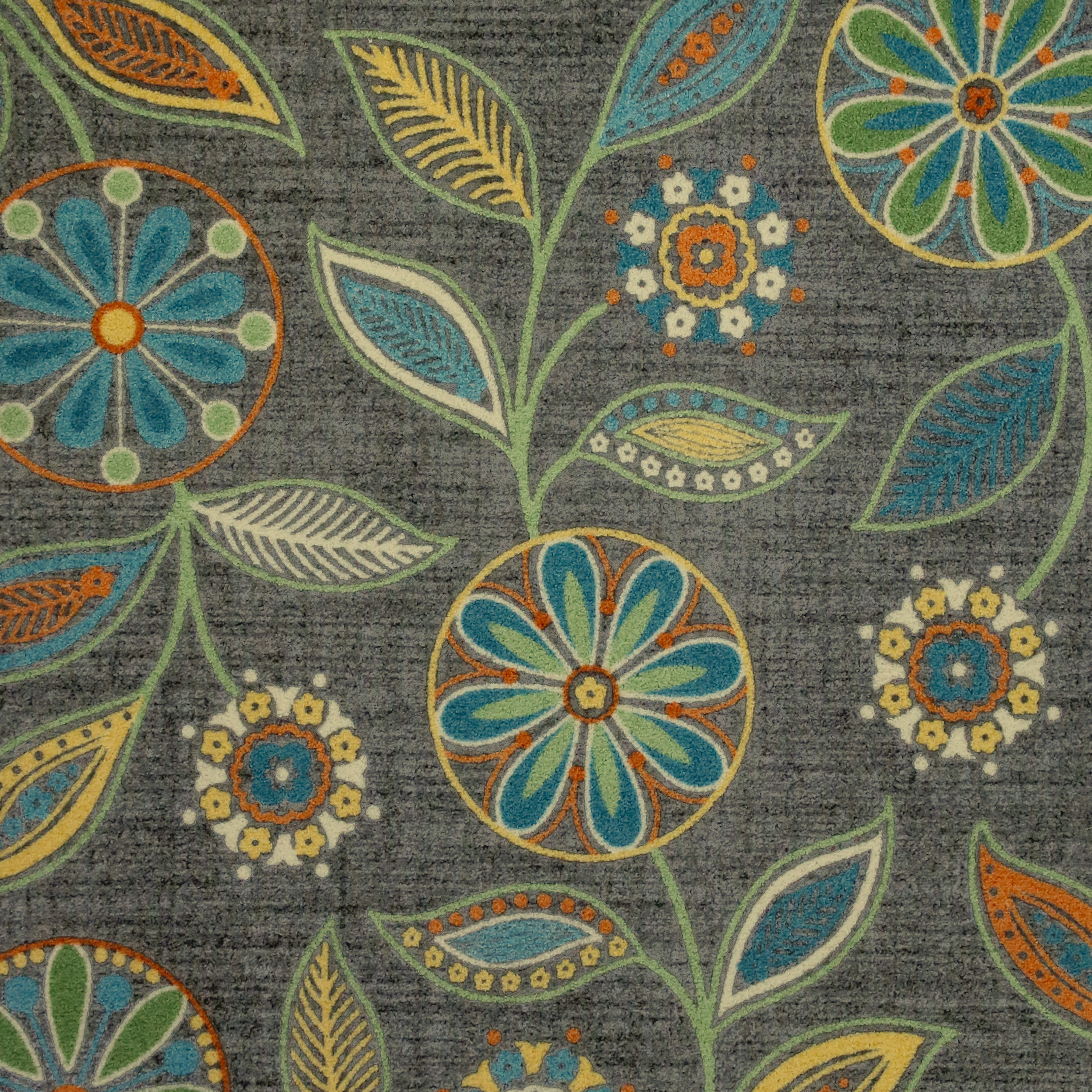 Maples Rugs Traditional Minerva Gray Multi Floral Indoor Accent Rug, 1'8"x2'10" - image 3 of 7