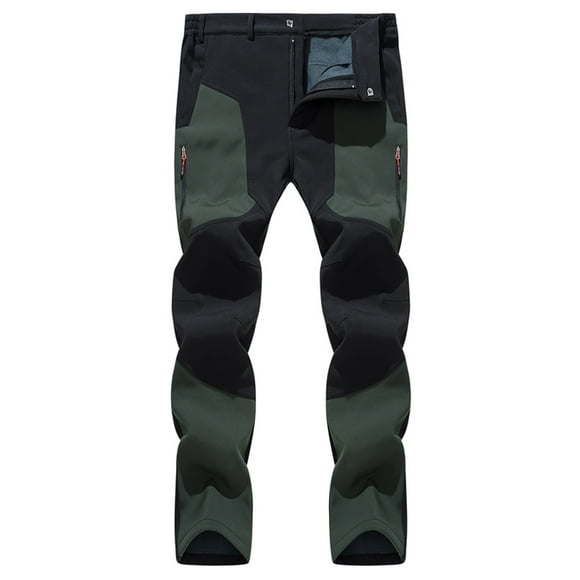 2023 Fation Casual Sweatpants for Men Fashion Casual Plush Thickened Assault Pants Large Soft Fleece Outdoor Sports Cycling Climbing Trousers Pants Men's Sports Pants on Clearance