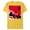Yellow, variant on Disney Racing 7th Birthday 7 Years Old Mickey Mouse Race Car Standard T-Shirt- Short Sleeve Blended T-Shirt for Adults - Customized-Black