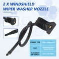 thumbnail image 5 of 2 Pcs Front Windshield Wiper Washer Jet Spray Nozzle for 2011-2018 Ford Explorer, 5 of 9