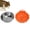 Orange, variant on Yajisi 2-in-1 Removable Stainless Steel Hanging Pet Bowl Crate Feeder Water Dish for Dogs Cats Birds Guinea Pigs, Pumpkin Shape, Blue, 5.2 inches / 13.2 cm