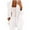 White, variant on Aofany Women Blazer Sets Business Casual 2 Piece Outfits Dressy Coat with Straight Pants Suit Set