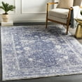 thumbnail image 2 of Hauteloom Eastham Hallway, Kitchen Runner Rug - Updated Traditional - Blue, Beige - 3'3" x 8', 2 of 9