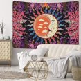 thumbnail image 3 of Otra decoración de pared 180 x 230 cm Tapiz de jardín de luna Plantas Tapices de flores Tapiz de luna y estrellas Tapiz místico colorido Tapiz de mandala Tapiz de pared Han, 3 of 5