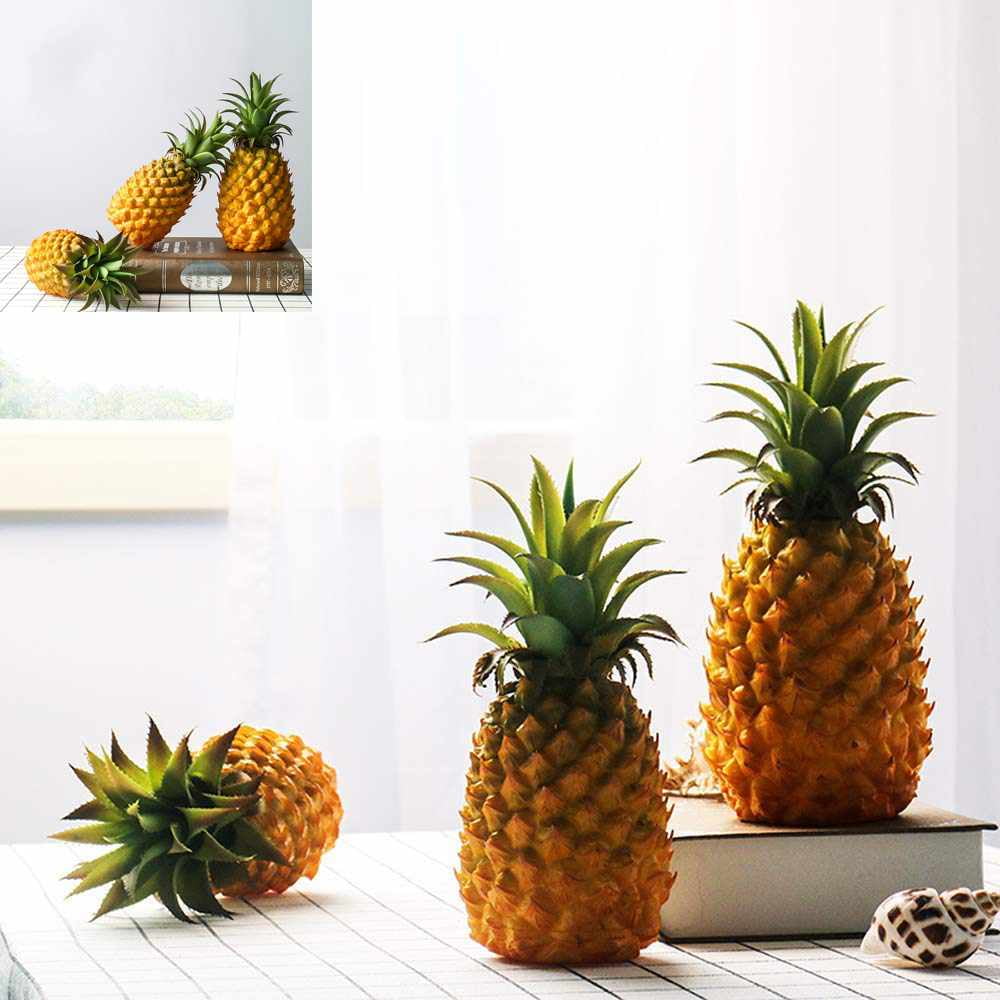 Realistic Artificial Fruits Fake Pineapple for Display High Simulation 