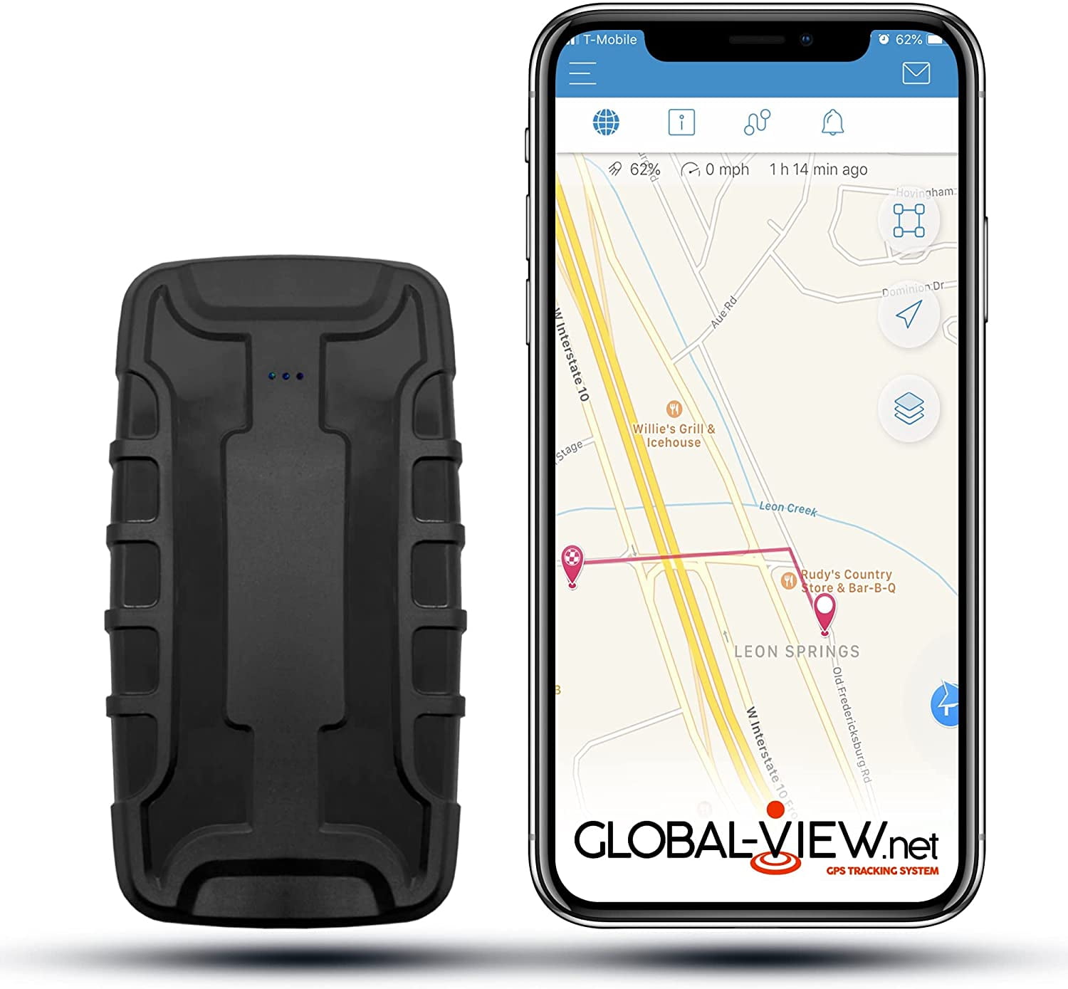 SilverCloud SYNC 2 Real Time GPS Vehicle and Fleet Tracker 1-Year Plan Included 