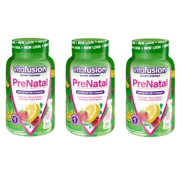 Vitafusion Prenatal Gummy Chews, 90 CT (Pack of 3)