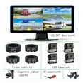 thumbnail image 1 of 10.36 Inch Touch 4 CH Split Screen Car DVR Recorder Monitor Recorder With AHD Backup Camera For RVs/Truck/Bus/Pickups/Trailer ,Clear Images, 1 of 7