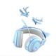 thumbnail image 1 of Auriculares Inalámbricos Bluetooth con Orejas de y Astas para Gamers con Luz RGB para Niños, Color Azul., 1 of 5