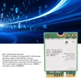 thumbnail image 4 of Adaptador WiFi AX201 tarjeta de red WiFi 6 estándar 80211AX Conexión rápida Chipset AX201NGW Banda dual 574Mbps en 24GHz para juegos ANGGREK Otros, 4 of 8