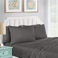 thumbnail image 4 of Egyptian Cotton 1200 Thread Count Solid Sheet Set  California King-Charcoal, 4 of 4