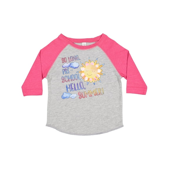 Inktastic So Long, Pre-school Hello, Summer Last Day of School Boys or Girls Toddler T-Shirt