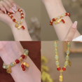 thumbnail image 4 of Pulsera de la marca Good Things Peanut Fu, diseño de nicho, temperamento avanzado, pulsera retro que combina con todo, regalo para novia, 4 of 6