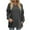 Dark Gray, variant on Oversized V Neck Sweatshirts for Women with Pockets Casual Long Sleeve Loose Pullover Tops T-Shirts 2024 Fall Clothes
