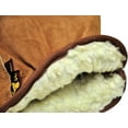 thumbnail image 3 of G & F Winter Work Gloves, 3 Sued Cowhide Leather, Excellent Grip, 3 Pairs, Gender Unisex, Size Large, 3 of 5