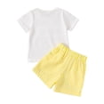 thumbnail image 4 of Baby Boy Outfits Boys Clothes Children's Spring Summer Plaid Printed Short Sleeved Sports 0 6 12 18 24 Months 2T 3T Suits T-Shirt Tops+Long Pants 2-Piece, 4 of 6