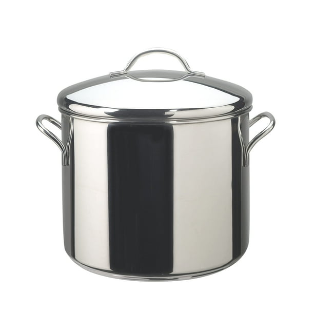 Olla Farberware Classic de acero inoxidable de 12 litros con tapa