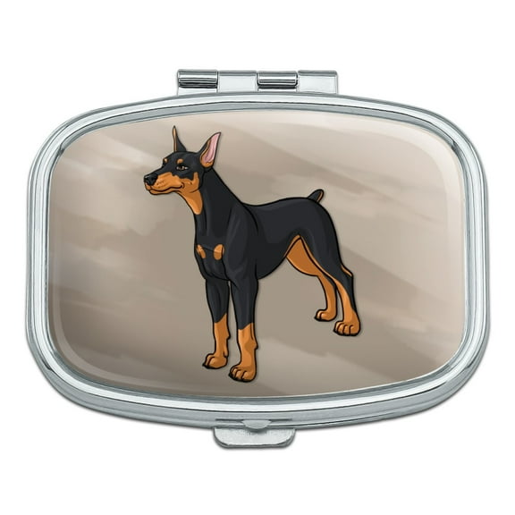 Doberman Pinscher Dog Pet Rectangle Pill Case Trinket Gift Box