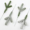 thumbnail image 4 of Yoyauz Artificial Pine Branches, Green Artificial Pine Stems Christmas Plant Pine Needles DIY Christmas Wreath Home Decoration（24PCS）, 4 of 8
