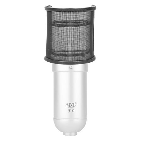 Rockville Pop Filter Curved Mesh Recording Microphone Windscreen for MXL 910