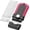 Pink, variant on Bates- Razor Blade Scraper, Red, Locking Razor Scraper Set with 10 Extra Stainless Steel Blades, Window Scraper