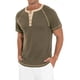 thumbnail image 2 of Playera Casual Moda Henley Waffle Manga Corta Para Hombre, 2 of 7